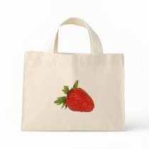 strawberry tote bags
