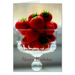 Strawberry Bowl Birthday Card