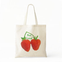 Strawberry Budget Tote Bag