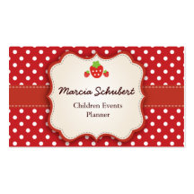Strawberry Business Card