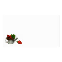 strawberry business card templates