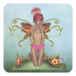 Strawberry Butterfly Fairy Sticker