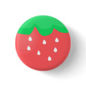 strawberry button by sugarcakesstore strawberry button