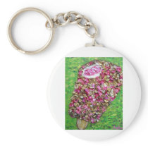 "Strawberry Cake Bar" keychains