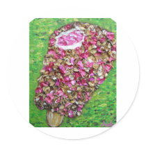 "Strawberry Cake Bar" stickers