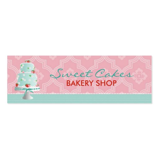 Strawberry Cake Business Card (front side)