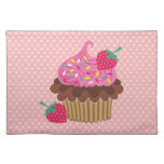 Strawberry & Chocolate Cupcake Placemat