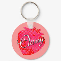 strawberry class keychains by ClassyLassy strawberry class keychains