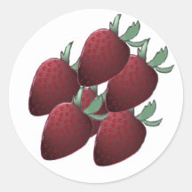 Strawberry Crazy Sticker