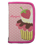 Strawberry & Cream Cupcake Rickshaw Folio Organize Folio Planners