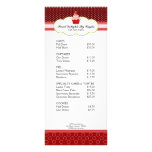 Strawberry Cupcake Bakery Rack Card rack cards