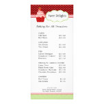 Strawberry Cupcake Bakery Rack Cards