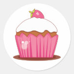 Strawberry Cupcake Coordinating Envelope Seals Stickers