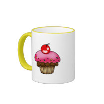 Strawberry cupcake mugs