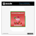 Strawberry Daiquiri Decals For The iPhone 3GS