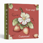 Strawberry Delight Notebook Avery Binder