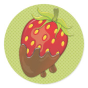Strawberry dipped in chocolate
