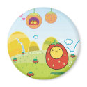 Strawberry Egg magnets