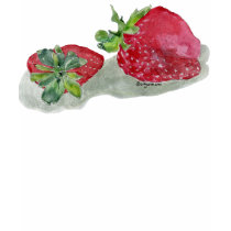 Strawberry Fairy Watercolor T-shirt by lillyarts Strawberry Fairy Watercolor T-shirt