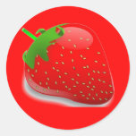 Strawberry Festival Round Sticker
