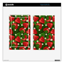 strawberry field kindle fire skin