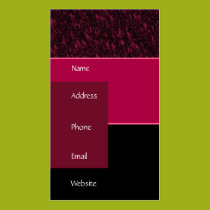 Strawberry Fields Business Card business cards