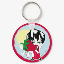 strawberry girl forever keychains
