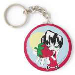 strawberry girl forever keychains