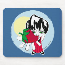 strawberry girl forever mousepads
