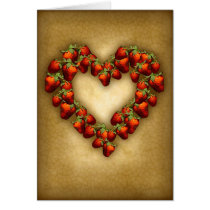 Strawberry Heart Cards
