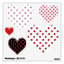 Strawberry Heart Wall Decal