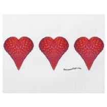 Strawberry Hearts Flyer Design