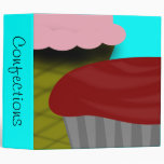 Strawberry Ice Cream-Cupcake Recipe Binder