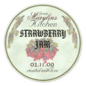 Strawberry Jam canning jar labels1 stickers