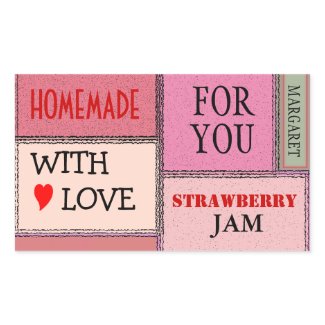 Jam jar labels