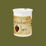 Strawberry Jam Label pitchers