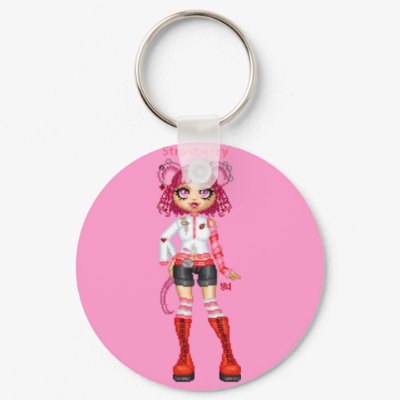 Strawberry Jelly Key Chains by LisuKitty