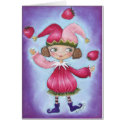 Strawberry Jester Card card