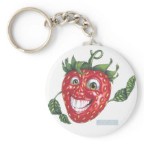 strawberry key chain