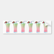 Strawberry Kiwi Cooler Bumper Stickers