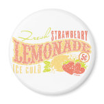 Strawberry Lemonade Refrigerator Magnets