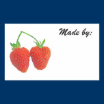 Strawberry made by Sticker stickers