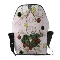 Strawberry Courier Bags