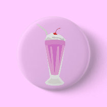 Strawberry Milkshake buttons