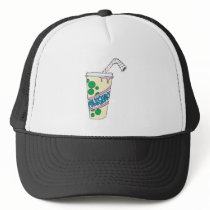 strawberry milkshake trucker hat