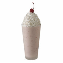 Strawberry Milkshake Pin Photo Sculpture