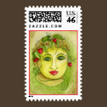 Strawberry Nymph Postage Stamp stamps
