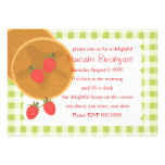 Strawberry Pancake Personalized Invite