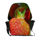 Strawberry Patch Rickshaw Messenger Bag