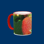 Strawberry Patch Ringer Mug mugs